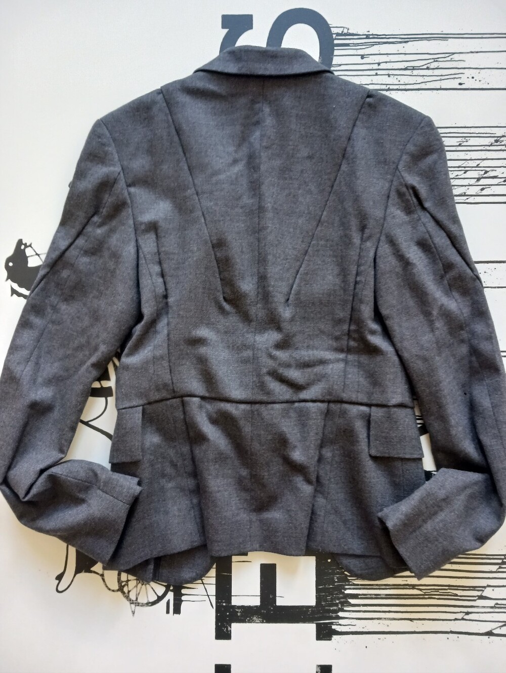NWT Maison Martin Margiela x H& M Darted Jacket Size 2,Autumm-Winter 2005/2006 - Picture 5 of 11